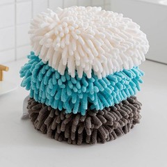 1pcs Random Hanging Chenille Absorbent Hand Towel Balls