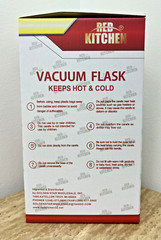 Arabic Vacuum Flask – Kahwa – Coffee – Keeps Hot & Cold – 1 Liter – GOLD