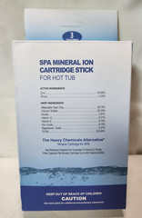 HOT SPRING SILVER 6 Months Ag+ Hot Tub Mineral Ion Spa Cartridge Sticks, 3 Grey