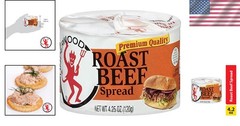 Savor Rich Roast Beef Flavor Anytime with 4.25oz Jar Spread – Perfect for Dips