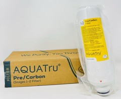 AquaTru Replacement Pre/Carbon Water Filter Stages 1-2 Sealed In Box