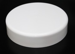 White Marine Dock Piling Flat Cap 4″ to 14″ – Plyon Post Piling Flat Cover Caps