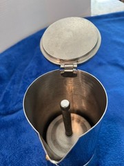 Easyworkz 6 espresso cup stainless steel maker – gas, electric, induction stoves