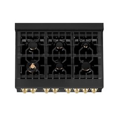 ZLINE 36″ 4.6 cu. ft. Dual Fuel Range Gas Stove Electric Oven GOLD RABZ-36-G OB