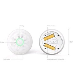 Airthings 2930 Wave PlusAir Quality Monitor, White,Smart Indoor Air Quality NEW