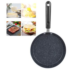 Plplaaoo Nonstick Crepe Pan – Aluminum Pancake Skillet with Comfortable Handl…