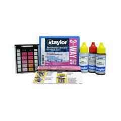 Taylor 3-Way DPD Test Kit for Free Chlorine, Bromine, pH