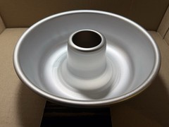 0.8 Qt Stainless Steel Double Boiler with Small Aluminum Flan Mold and Glass Lid