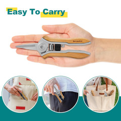 Berry&Bird Pruning Shears Gardening Straight Blades Hand Pruners Garden Pruner