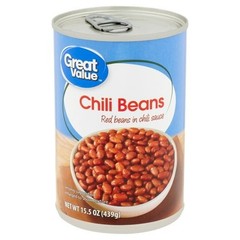 (12 pack) Great Value Chili Beans, 15.5 oz