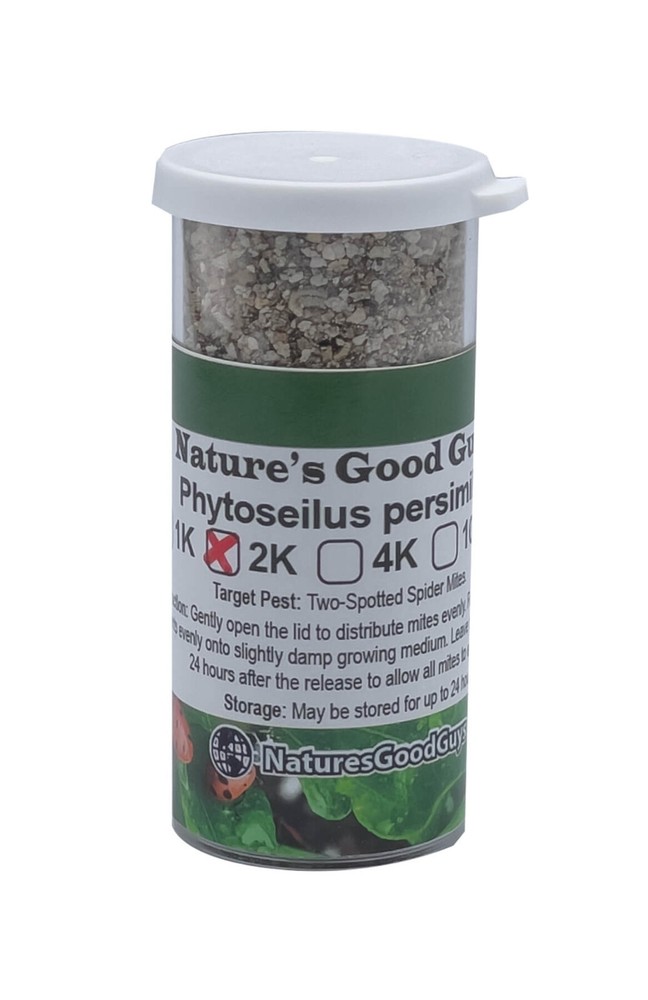 NaturesGoodGuys 2,000 Phytoseiulus Persimilis Predatory Spider Mites Control