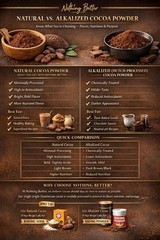 Organic Natural Cacao Powder 8oz – Unsweetened Cocoa 8 oz / 0.5 lb