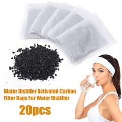 20 Packs Activated Carbon Charcoal Filters For Water Distiller Hygiene US