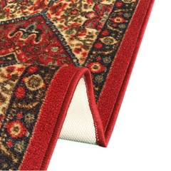 Custom Size Hallway Runner Rug Non Slip Rubber Back RED Traditional Oriental