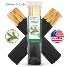 BALSAM AND CEDAR Incense Sticks 7″ Bulk Pack Wholesale Hand Dipped Lot