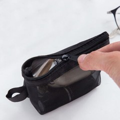 Mini Travel Toiletry Storage Cosmetic Bag Beauty Zip Makeup Organizer Pouch US