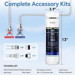 Stokk UC50 Under Sink Water Filter, Reduces Lead, Chlorine, Bad Taste & Odor