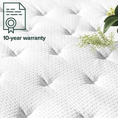 Zinus Pressure Relief Extra Firm Hybrid Mattress Comfort Foam and Pocket Spring