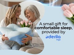 Derila Ergo Cervical Neck Pillow – Memory Foam Pillows for Back & Side Sleepers
