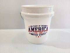 America 250 Mini Bucket Available in Red, White, Blue 9 Different Logos Lowe’s