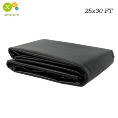 25 FT x 30 FT Pond Liners 20 Mil Waterproof Fish Liner For Water Garden HDPE