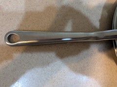 Made In Stainless Steel Saucier Pan with Lid 3 Qt Multi-Clad Cookware