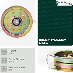 Durable Idler Pulley for Cub Cadet & MTD – Reduces Friction & Boosts Performance