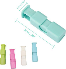 10PCS Bread Bag Clips Reusable Tie Storage Sealing Snack Fridge Freezer Fresh US