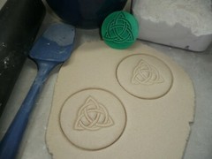 TRINITY TRIQUETRA CELTIC KNOT COOKIE STAMP EMBOSSER MADE IN USA PR4450