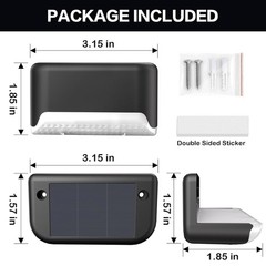 4~20 Pack Solar Deck Lights Outdoor Waterproof LED Steps Lamps For Stairs Fence