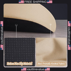 2 in 1 Car Wedge Cushion Lumbar Support Memory Foam Driver Seat Black