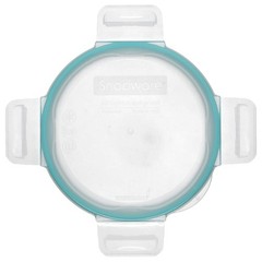 Snapware 7201R 4-Cup Clear Total Solutions Lid with Teal Gasket