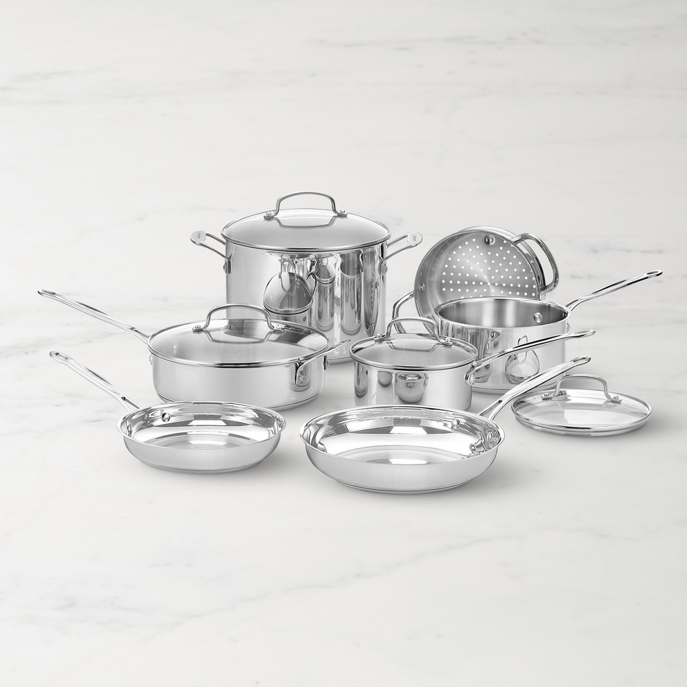 Cuisinart Chef’s Classic Stainless Steel 11-Piece Cookware Set