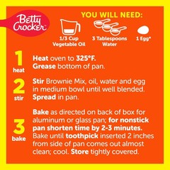 Betty Crocker REESE’S Brownie Mix With REESE’S Peanut 16 Ounce (Pack of 1)