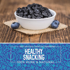 Herbaila Whole Dried Blueberries, No Sugar Added, Bulk, Dehydrated, Dried Unswee