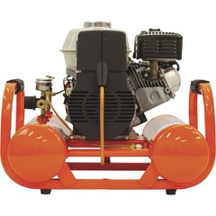 Industrial Air Contractor Gas-Powered Pontoon Air Compressor, 4.6 HP, Honda