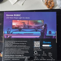 Govee RGBIC LED Neon Rope Light Strip 6.56ft Wi-Fi App/Voice Alexa H61C2AD1