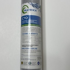 Matrikx 32-250-20 CTO 5-Micron Filter 20″ Chlorine/Taste/Odor Filtrex Carbon