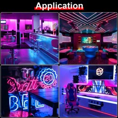 110V 480Leds/m Waterproof COB LED Neon Strip Lights for In/Outdoor Building Room