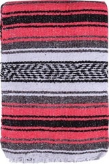 Lot of 5 Mexican Falsa Blankets, Random Color Assortment by El Paso Designs