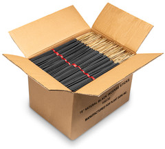 UNSCENTED Jumbo Incense Sticks 19″ Long Charcoal Black Extra Large Bulk