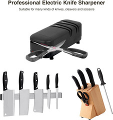 Professional Knife Sharpener Tool, Electric Knife Sharpener for Home, 2-Stages S