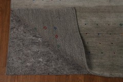 Gray Tribal Indian Area Rug 8×10 Hand-knotted Wool Oriental Carpet for Any Room