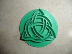 TRINITY TRIQUETRA CELTIC KNOT COOKIE STAMP EMBOSSER MADE IN USA PR4450