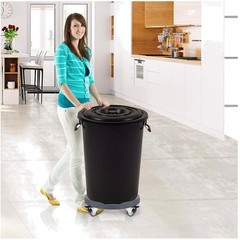 Adjustable Trash Can Roller Base – Set of 2