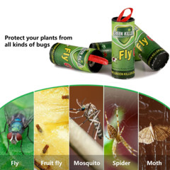 16 Rolls Fly Sticky Trap Paper Insect Bug Catcher Strip Fly Sticker Non Toxic US