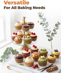 Non-stick 200pcs Standard Cupcake Liners for Baking, Natural, Food-grade Cupcake