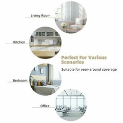 One Way Mirror Window Film Heat UV Reflective Privacy Tint Foil For Home Office