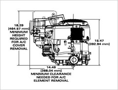 Briggs & Stratton Commercial Series 25HP 724cc Vertical Engine | 44T977-0009