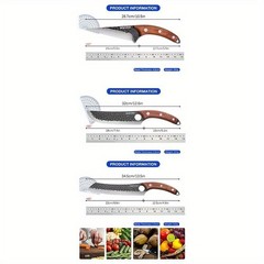 1PCS 2PCS 3PCS Japanese Chef Knife Set Stainless Steel Fish Vegetable Meat Knife